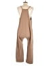 Target Solid Brown Jumpsuit Size S - photo 2