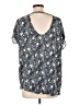 Ann Taylor LOFT 100% Polyester Green Short Sleeve Blouse Size L - photo 2