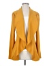 Assorted Brands Solid Yellow Blazer Size 0 (estimated) - photo 1