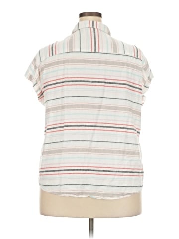 Weatherproof Sleeveless Button-Down Shirt (view 2)
