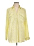 Ann Taylor Stars Yellow Long Sleeve Blouse Size L - photo 1