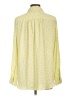 Ann Taylor Stars Yellow Long Sleeve Blouse Size L - photo 2