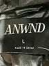 ANWND 100% Polyester Metallic Black Jacket Size L - photo 3