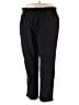 Hanna Nikole Solid Black Active Pants Size 22 - photo 1