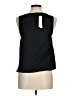 Chelsea And Walker 100% Silk Black Sleeveless Top Size 6 - photo 2