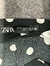 Zara 100% Viscose Polka Dots Black Skort Size S - photo 3