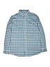 Vineyard Vines Checkered-gingham Blue Long Sleeve Button-Down Shirt Size 18 - photo 1