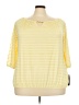 AGB Yellow 3/4 Sleeve Top Size 3X - photo 1