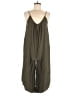 En Creme Solid Green Romper Size S - photo 1