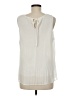 &.Layered 100% Polyester Ivory Sleeveless Blouse Size M - photo 2