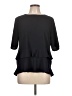 Ann Taylor Black 3/4 Sleeve Top Size L - photo 1
