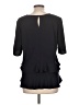 Ann Taylor Black 3/4 Sleeve Top Size L - photo 2