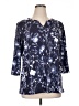 Unbranded Blue 3/4 Sleeve Blouse Size XL - photo 1