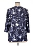 Unbranded Blue 3/4 Sleeve Blouse Size XL - photo 2