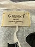 9 Seed 100% Linen White Jumpsuit Size S - photo 4