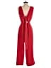 J.Crew 100% Polyester Solid Red Jumpsuit Size 2 - photo 2
