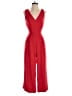 J.Crew 100% Polyester Solid Red Jumpsuit Size 2 - photo 1