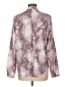 Tahari 100% Polyester Tie-dye Purple Long Sleeve Blouse Size L - photo 2