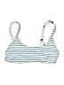 Cupshe Stripes Blue Swimsuit Top Size M - photo 1