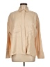 Everlane 100% Tencel Color Block Tan Long Sleeve Blouse Size M - photo 1