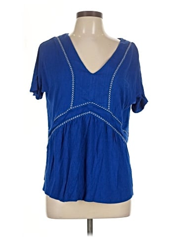 Ellos Short Sleeve Blouse (view 1)