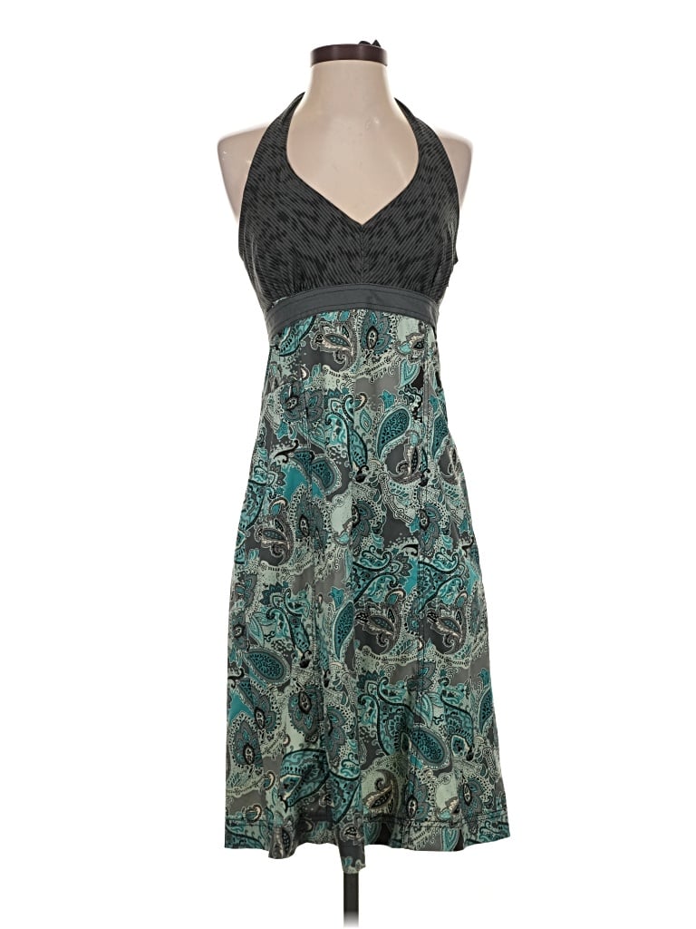 Pre-owned Athleta Cocktail Dress In Teal
