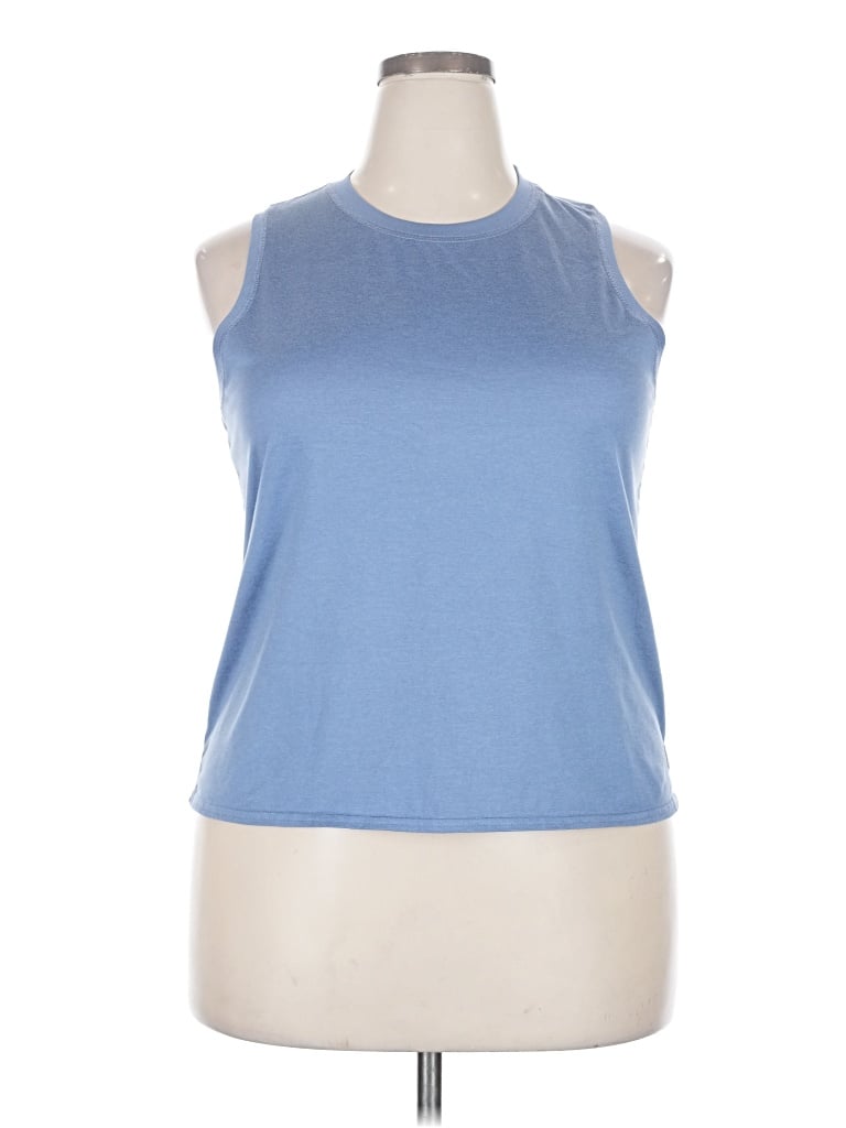 Pre-owned Vuori Sleeveless T-shirt In Blue