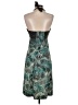 Athleta Paisley Teal Cocktail Dress Size S (estimated) - photo 2