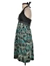 Athleta Paisley Teal Cocktail Dress Size S (estimated) - photo 5
