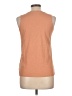 Max Studio 100% Pima Cotton Orange Sleeveless Top Size L - photo 2