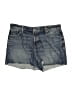 Express Blue Denim Shorts Size 14 - photo 1