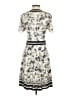 Tory Burch 100% Silk Print Ivory Casual Dress Size S - photo 2