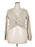 Boohoo 100% Acrylic Tan Pullover Sweater Size 18 - photo 1