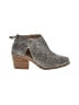 TOMS Animal Print Silver Ankle Boots Size 8 1/2 - photo 1