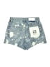 RE/DONE 100% Cotton Hearts Blue Denim Shorts Size 25 waist - photo 2