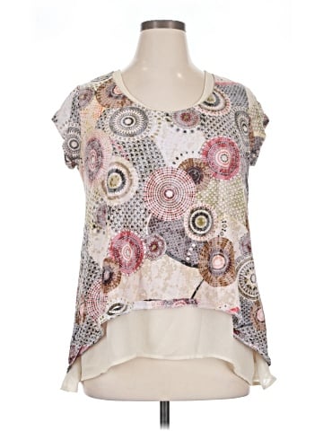 American Rag Cie Short Sleeve Blouse (view 1)