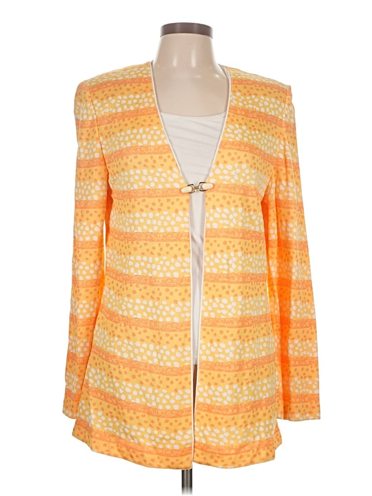 Pre-owned St. John Collection By Marie Gray Blazer Jacket In Orange