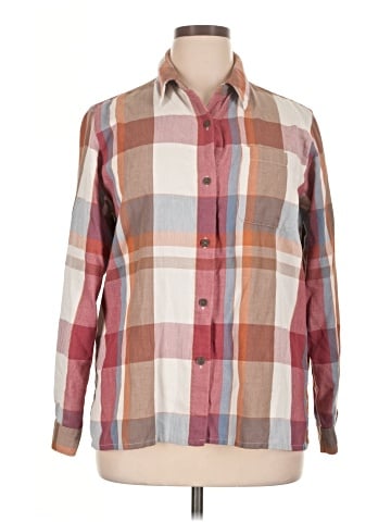 Alfred Dunner Long Sleeve Button-Down Shirt (view 1)