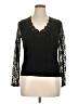 Katherine Barclay Black Long Sleeve Top Size XL - photo 1