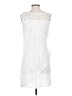 Unbranded Solid White Cocktail Dress Size S (estimated) - photo 2