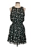 Socialite 100% Polyester Floral Black Casual Dress Size L - photo 1