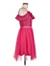 Assorted Brands 100% Polyester Hearts Pink Cocktail Dress Size M - photo 4