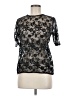Zara TRF 100% Polyester Black Short Sleeve Top Size M - photo 1