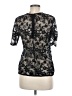 Zara TRF 100% Polyester Black Short Sleeve Top Size M - photo 2