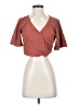 Zara Brown Short Sleeve Top Size S - photo 1