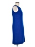 Albert Nipon Solid Blue Cocktail Dress Size 8 - photo 4