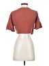 Zara Brown Short Sleeve Top Size S - photo 2