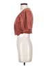 Zara Brown Short Sleeve Top Size S - photo 5