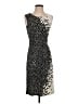 BCBGMAXAZRIA Polka Dots Black Cocktail Dress Size S - photo 1