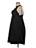Zara Basic 100% Cotton Solid Black Casual Dress Size S - photo 5